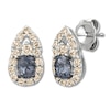 Thumbnail Image 1 of Le Vian Gray Spinel Earrings 5/8 ct tw Diamonds 14K Vanilla Gold