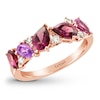 Thumbnail Image 0 of Le Vian Garnet & Amethyst Ring 1/8 ct tw Diamonds 14K Strawberry Gold