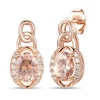 Thumbnail Image 0 of Le Vian Natural Morganite Earrings 1/6 ct tw Diamonds 14K Strawberry Gold