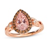 Thumbnail Image 1 of Le Vian Natural Morganite Ring 1/4 ct tw Diamonds 14K Strawberry Gold