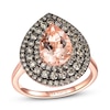 Thumbnail Image 1 of Le Vian Natural Morganite Ring 1 ct tw Diamonds 14K Strawberry Gold
