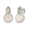 Thumbnail Image 0 of Le Vian Natural Opal Earrings 1/2 ct tw Diamonds 14K Vanilla Gold
