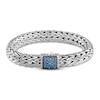 Thumbnail Image 1 of John Hardy Classic Chain Bracelet Blue Sapphire Sterling Silver 7.75"