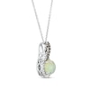 Thumbnail Image 1 of Le Vian Natural Opal Necklace 1/3 ct tw Diamonds 14K Vanilla Gold