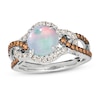 Thumbnail Image 0 of Le Vian Natural Opal Ring 1/2 ct tw Diamonds 14K Vanilla Gold