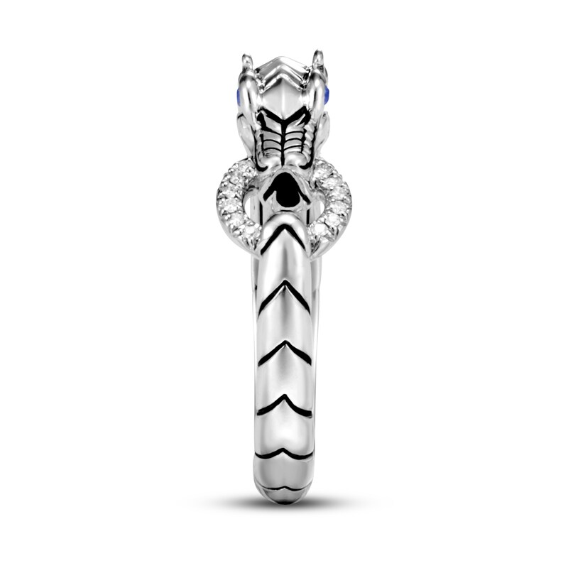 John Hardy Legends Naga Ring 1/20 ct tw Diamonds Sterling Silver