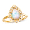 Thumbnail Image 1 of Le Vian Opal Ring 1/4 ct tw Diamonds 14K Honey Gold