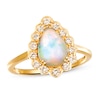 Thumbnail Image 0 of Le Vian Opal Ring 1/4 ct tw Diamonds 14K Honey Gold