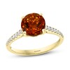 Thumbnail Image 0 of Effy Natural Citrine Ring 1/5 ct tw Diamonds 14K Yellow Gold