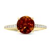 Thumbnail Image 3 of Effy Natural Citrine Ring 1/5 ct tw Diamonds 14K Yellow Gold