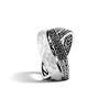 Thumbnail Image 1 of John Hardy Classic Chain Ring Natural Black Sapphire/Spinel Sterling Silver