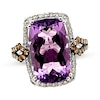 Thumbnail Image 1 of Le Vian Natural Amethyst Ring 1/2 ct tw Diamonds 14K Vanilla Gold