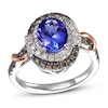 Thumbnail Image 1 of Le Vian Natural Tanzanite Ring 5/8 ct tw Diamonds 14K Two-Tone Gold