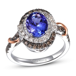 Le Vian Natural Tanzanite Ring 5/8 ct tw Diamonds 14K Two-Tone Gold