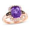 Thumbnail Image 1 of Le Vian Natural Amethyst Ring 1/3 ct tw Diamonds 14K Strawberry Gold