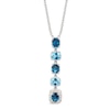Thumbnail Image 1 of Le Vian Natural Topaz Necklace 1/10 ct tw Diamonds 14K Vanilla Gold