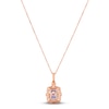Thumbnail Image 3 of Le Vian Natural Amethyst Necklace 1/3 ct tw Diamonds 14K Strawberry Gold