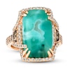 Thumbnail Image 3 of Le Vian Natural Aquaprase Ring 5/8 ct tw Diamonds 14K Strawberry Gold