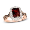 Thumbnail Image 1 of Le Vian Natural Garnet Ring 1/2 ct tw Diamonds 14K Two-Tone Gold