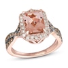 Thumbnail Image 0 of Le Vian Natural Morganite Ring 1/2 ct tw Diamonds 14K Strawberry Gold