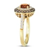 Thumbnail Image 2 of Le Vian Natural Citrine Ring 5/8 ct tw Diamonds 14K Honey Gold
