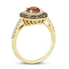 Thumbnail Image 2 of Le Vian Natural Citrine Ring 5/8 ct tw Diamonds 14K Honey Gold