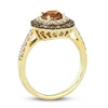 Thumbnail Image 3 of Le Vian Natural Citrine Ring 5/8 ct tw Diamonds 14K Honey Gold