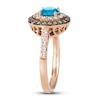 Thumbnail Image 1 of Le Vian Natural Blue Topaz Ring 5/8 ct tw Diamonds 14K Strawberry Gold