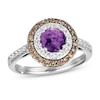 Thumbnail Image 1 of Le Vian Natural Amethyst Ring 5/8 ct tw Diamonds 14K Vanilla Gold