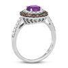 Thumbnail Image 3 of Le Vian Natural Amethyst Ring 5/8 ct tw Diamonds 14K Vanilla Gold