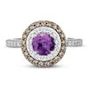 Thumbnail Image 3 of Le Vian Natural Amethyst Ring 5/8 ct tw Diamonds 14K Vanilla Gold