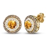 Thumbnail Image 0 of Le Vian Natural Citrine Earrings 7/8 ct tw Diamonds 14K Honey Gold