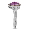 Thumbnail Image 2 of Le Vian Natural Amethyst Ring 1/4 ct tw Diamonds 14K Vanilla Gold