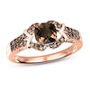 Thumbnail Image 0 of Le Vian Natural Chocolate Quartz Ring 1/5 ct tw Diamonds 14K Strawberry Gold