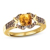 Thumbnail Image 1 of Le Vian Natural Citrine Ring 1/5 ct tw Diamonds 14K Honey Gold