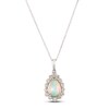 Thumbnail Image 1 of Le Vian Natural Opal Necklace 1/4 ct tw Diamonds 14K Vanilla Gold
