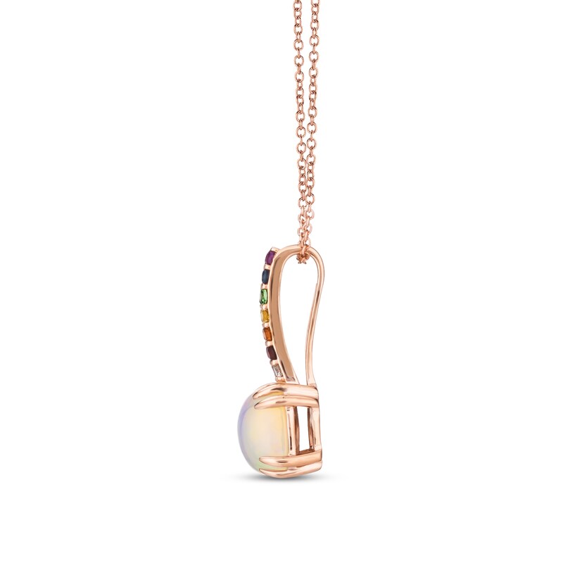Main Image 2 of Le Vian Natural Opal Necklace 14K Strawberry Gold
