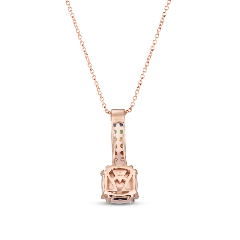 Main Image 3 of Le Vian Natural Opal Necklace 14K Strawberry Gold