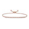 Thumbnail Image 1 of Le Vian Natural Morganite Bolo Bracelet 1/5 ct tw Diamonds 14K Strawberry Gold