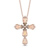Thumbnail Image 0 of Le Vian Natural Opal Necklace 1/4 ct tw Diamonds 14K Strawberry Gold