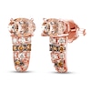 Thumbnail Image 1 of Le Vian Natural Morganite Earrings 1/4 ct tw Diamonds 14K Strawberry Gold