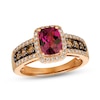 Thumbnail Image 1 of Le Vian Natural Rhodolite Garnet Ring 5/8 ct tw Diamonds 14K Strawberry Gold