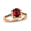 Thumbnail Image 0 of Le Vian Natural Rhodolite Garnet Ring 1/10 ct tw Diamonds 14K Strawberry Gold