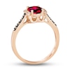 Thumbnail Image 3 of Le Vian Natural Rhodolite Garnet Ring 1/10 ct tw Diamonds 14K Strawberry Gold