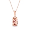 Thumbnail Image 3 of Le Vian Natural Rhodolite Garnet Necklace 1/20 ct tw Diamonds 14K Strawberry Gold