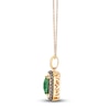 Thumbnail Image 2 of Le Vian Natural Emerald Pendant 5/8 ct tw Diamonds 14K Honey Gold