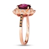 Thumbnail Image 4 of Le Vian Natural Rhodolite Garnet Ring 1/4 ct tw Diamonds 14K Strawberry Gold