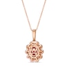 Thumbnail Image 2 of Le Vian Natural Rhodolite Garnet Necklace 1/5 ct tw Diamonds 14K Strawberry Gold
