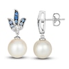 Thumbnail Image 2 of Le Vian Natural Sapphire & Freshwater Cultured Pearl Earrings 14K Vanilla Gold