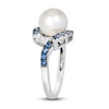 Thumbnail Image 4 of Le Vian Natural Sapphire & Freshwater Cultured Pearl Ring 14K Vanilla Gold